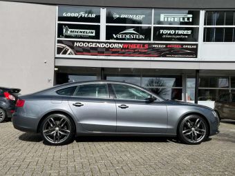 MEISTERWERK MW08 IN ANTRACIET 19 INCH GEMONTEERD ONDER EEN AUDI A5