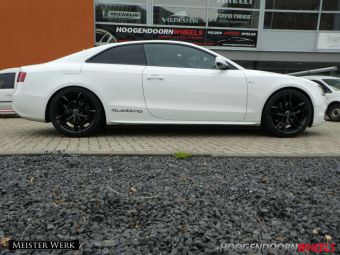 MEISTERWERK MW08 19 INCH BLACK GEMONTEERD ONDER EEN AUDI A5 