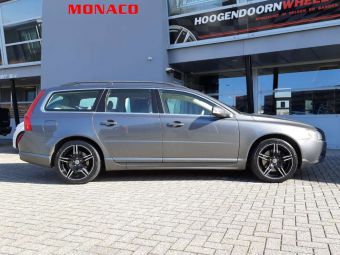 MONACO WHEELS GP1 IN 18 INCH GEMONTEERD ONDER EEN VOLVO V70 