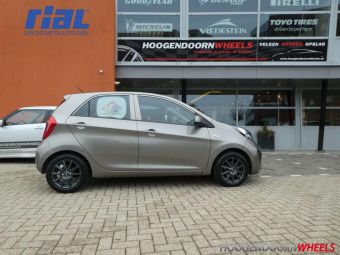 RIAL VELGEN ALS WINTERSET ONDER EEN KIA PICANTO IN 14 INCH 