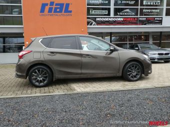 RIAL MILANO VELGEN IN 16 INCH MET WINTERBANDEN VOOR EEN NISSAN PULSAR