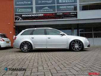 TOMASON VELGEN TN17 19 INCH GEMONTEERD ONDER EEN AUDI A4