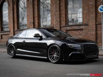 WHEELSFORCE CF-2 DARK STEEL 20 INCH GEMONTEERD ONDER EEN AUDI A5